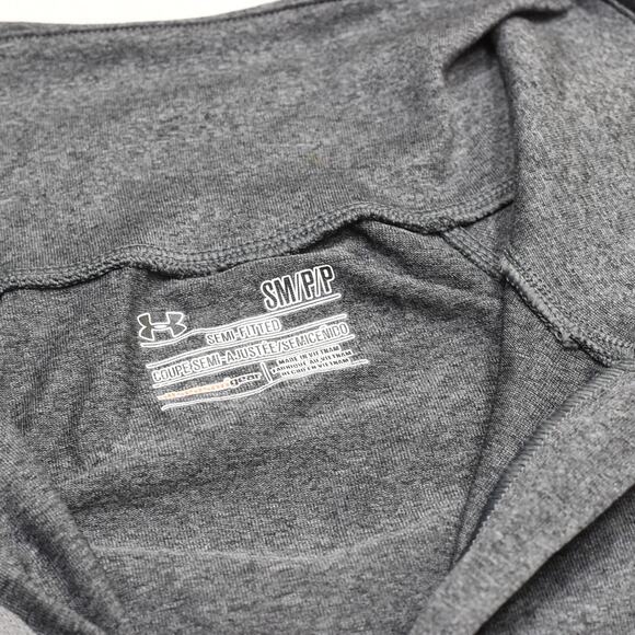Under Armour Women's 1/4 Zip Pullover Sweatshirt Polyester Gray S Semi Fitted - Picture 8 of 8